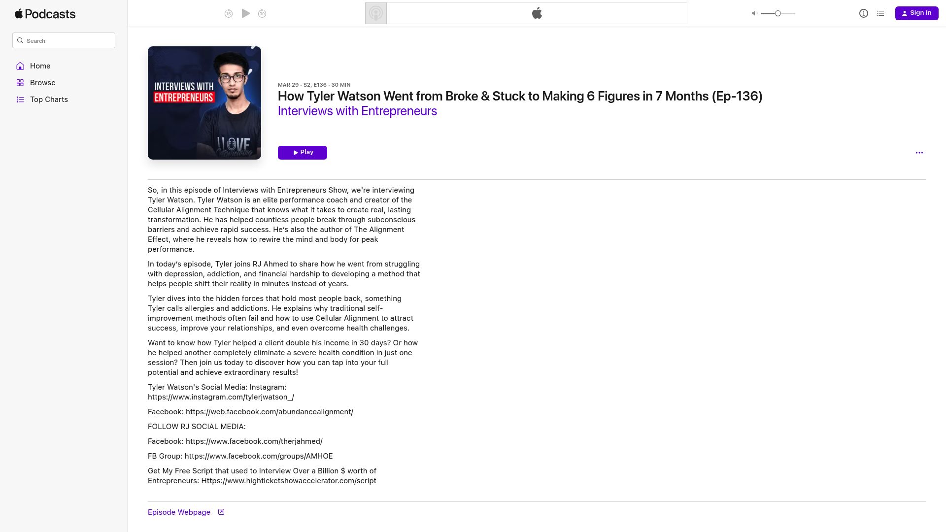 7 Must-Watch Entrepreneur Interviews to Inspire You in 2025 - 7. Tyler Watson: Rapid Transformation and Peak Performance
