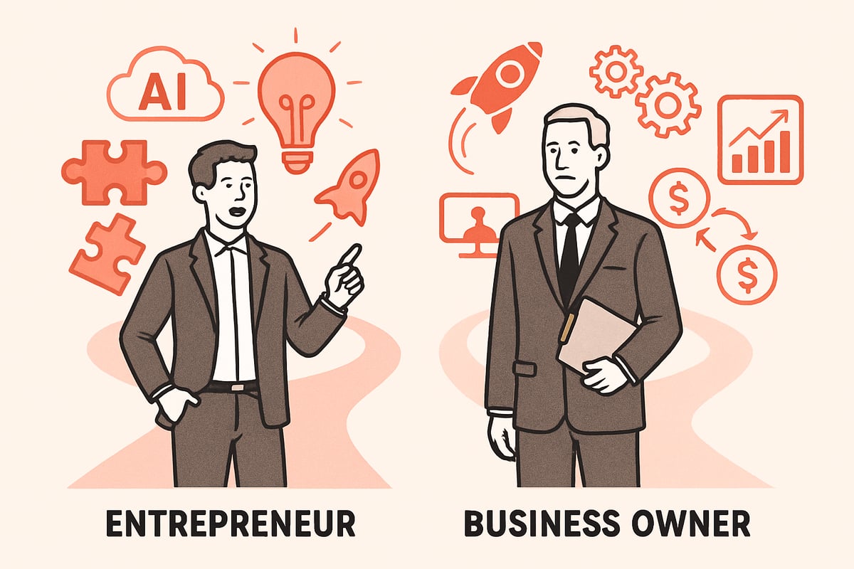 Mindset and Motivation: Entrepreneurs vs. Business Owners