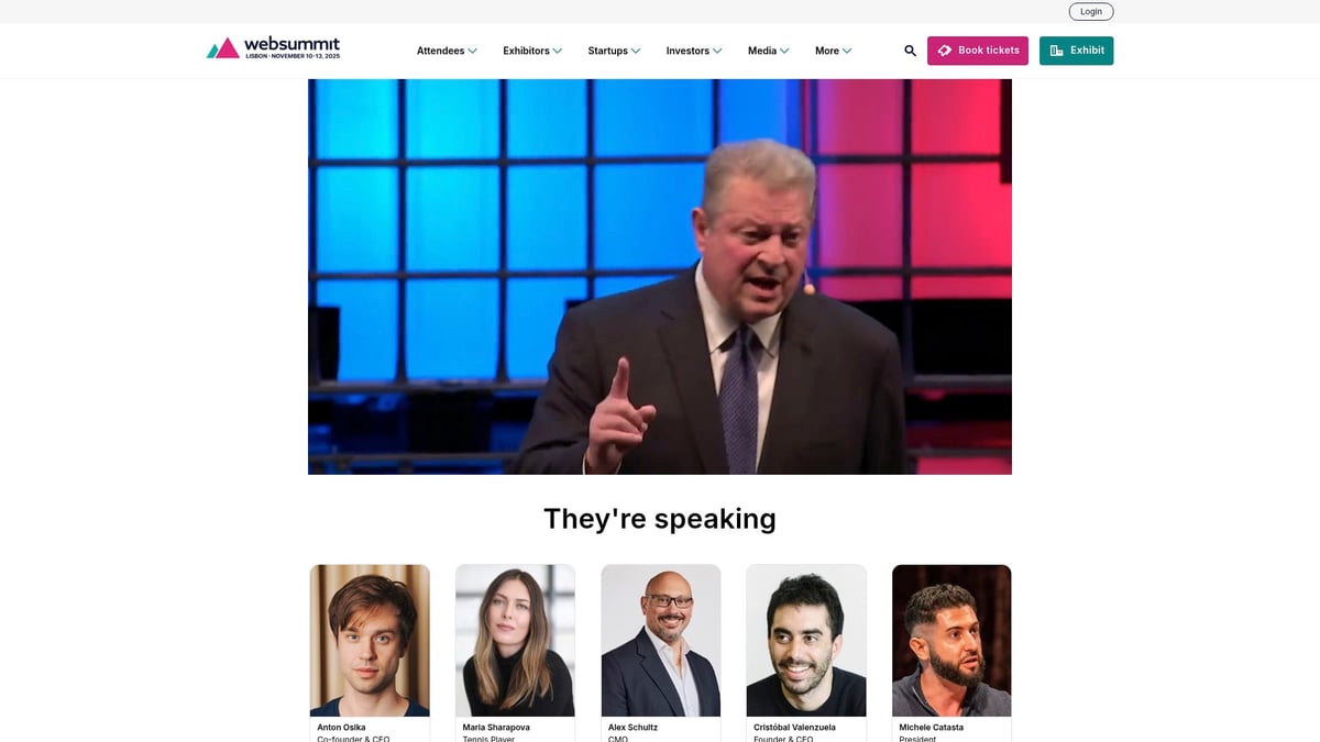 9 Essential Startup Networking Events to Attend in 2025 - Web Summit 2025