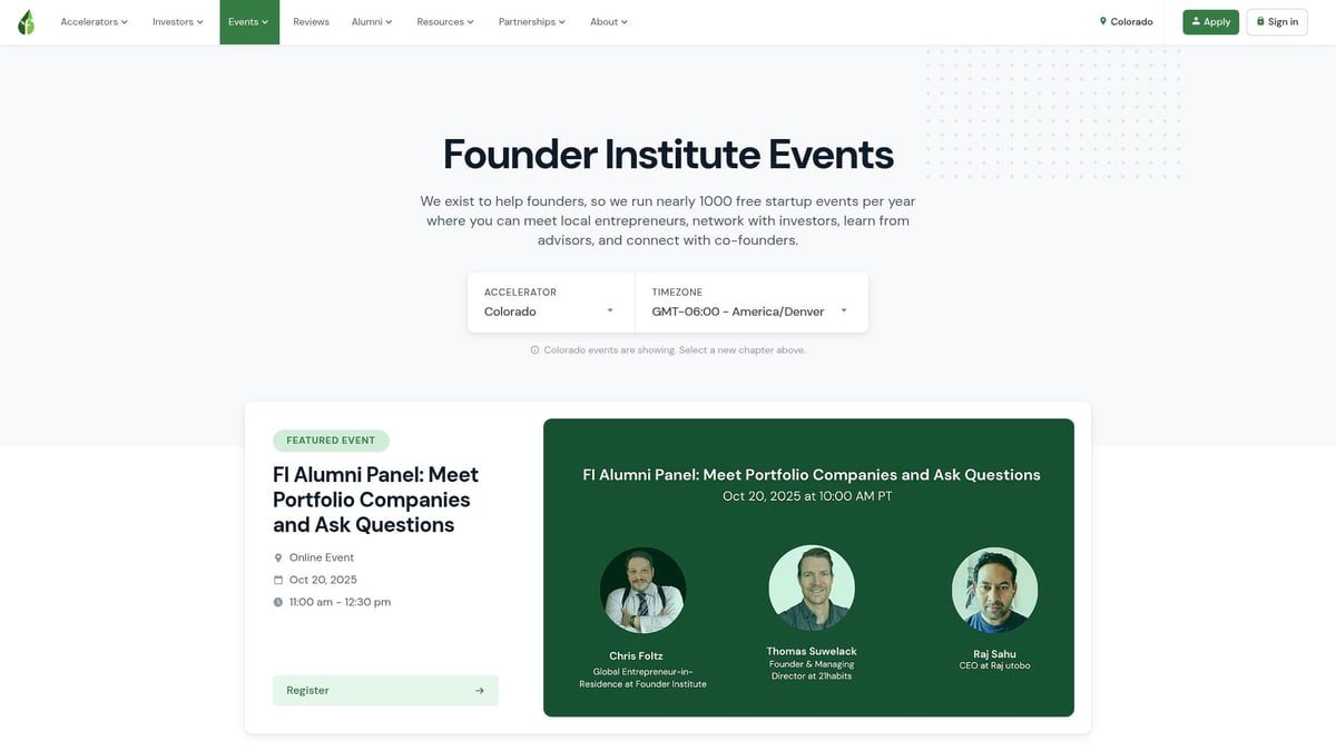 9 Essential Startup Networking Events to Attend in 2025 - Founder Institute Global Startup Events 2025