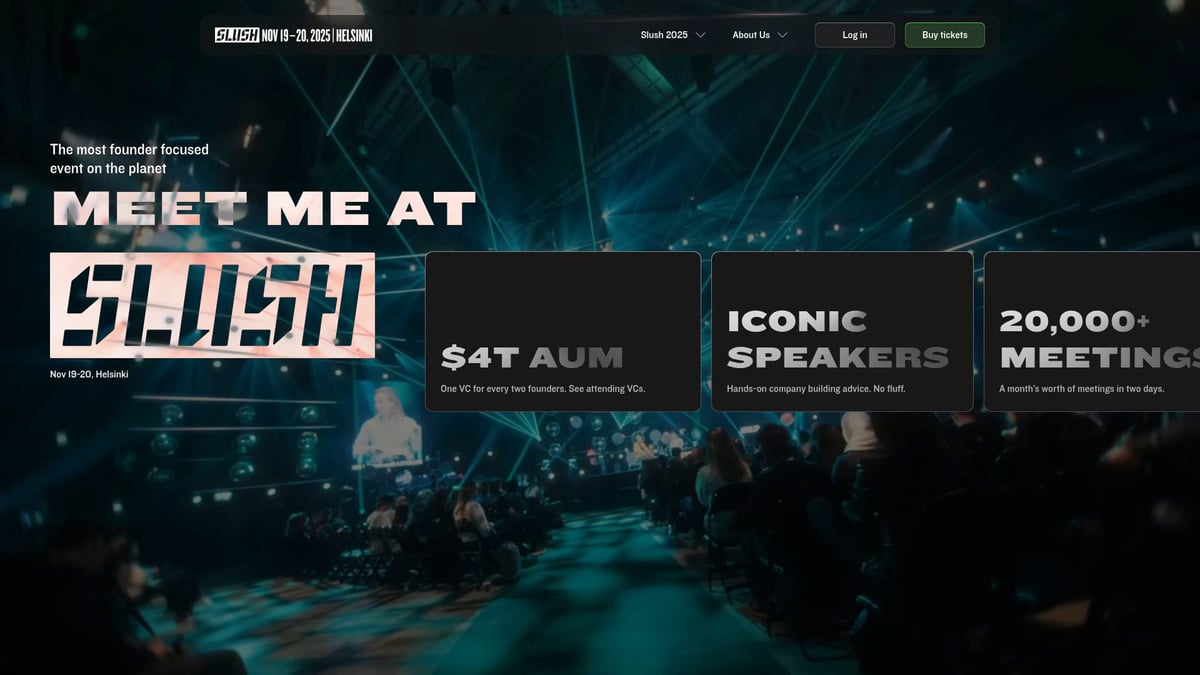 9 Essential Startup Networking Events to Attend in 2025 - Slush 2025