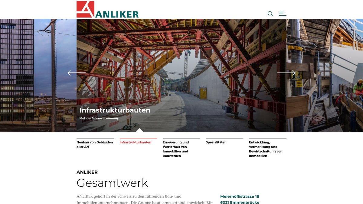 8 Leading Switzerland Construction Companies to Watch in 2025 - Anliker AG