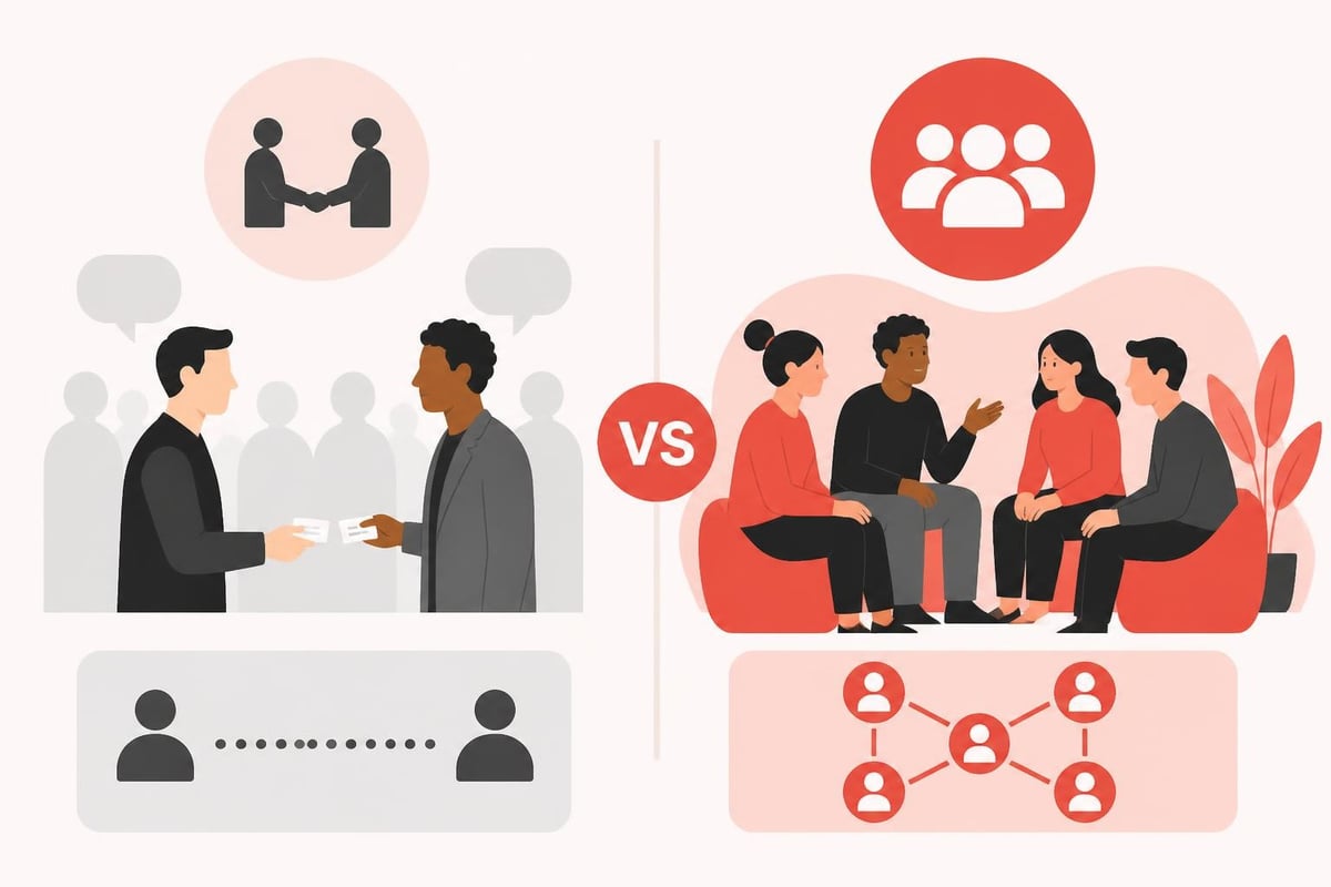 Community versus networking value