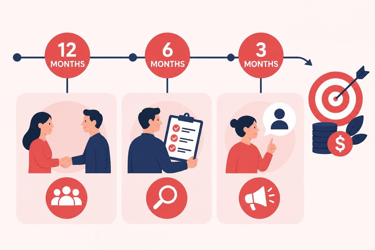 Investor networking timeline