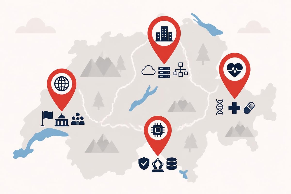 Regional IT specialization across Swiss cities
