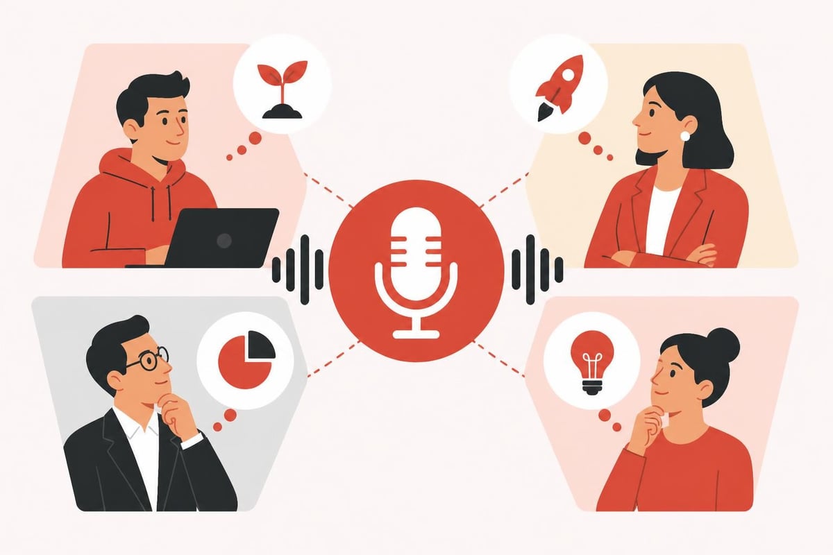 Podcast audience segments