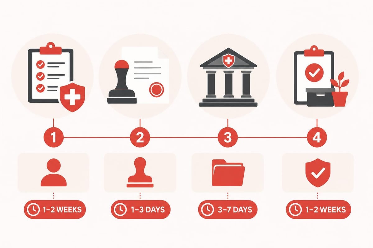 Company registration timeline