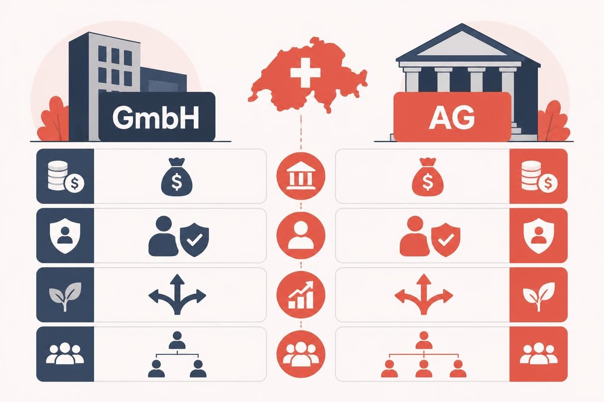 Swiss company structures comparison