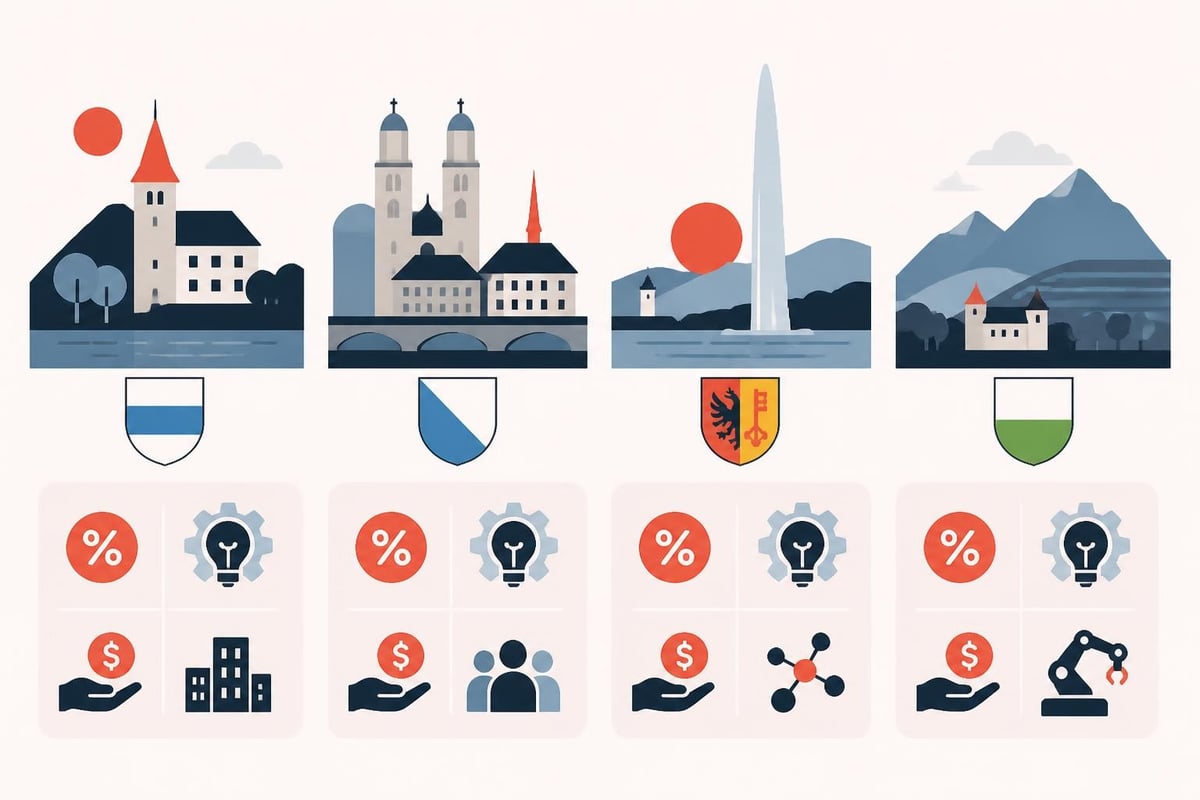 Swiss canton startup advantages