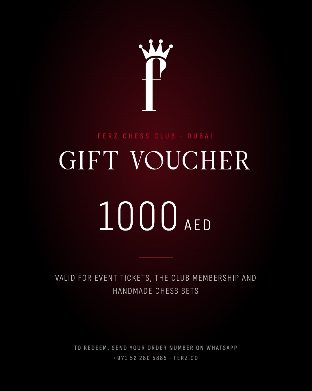 Gift Voucher · 1 000 AED