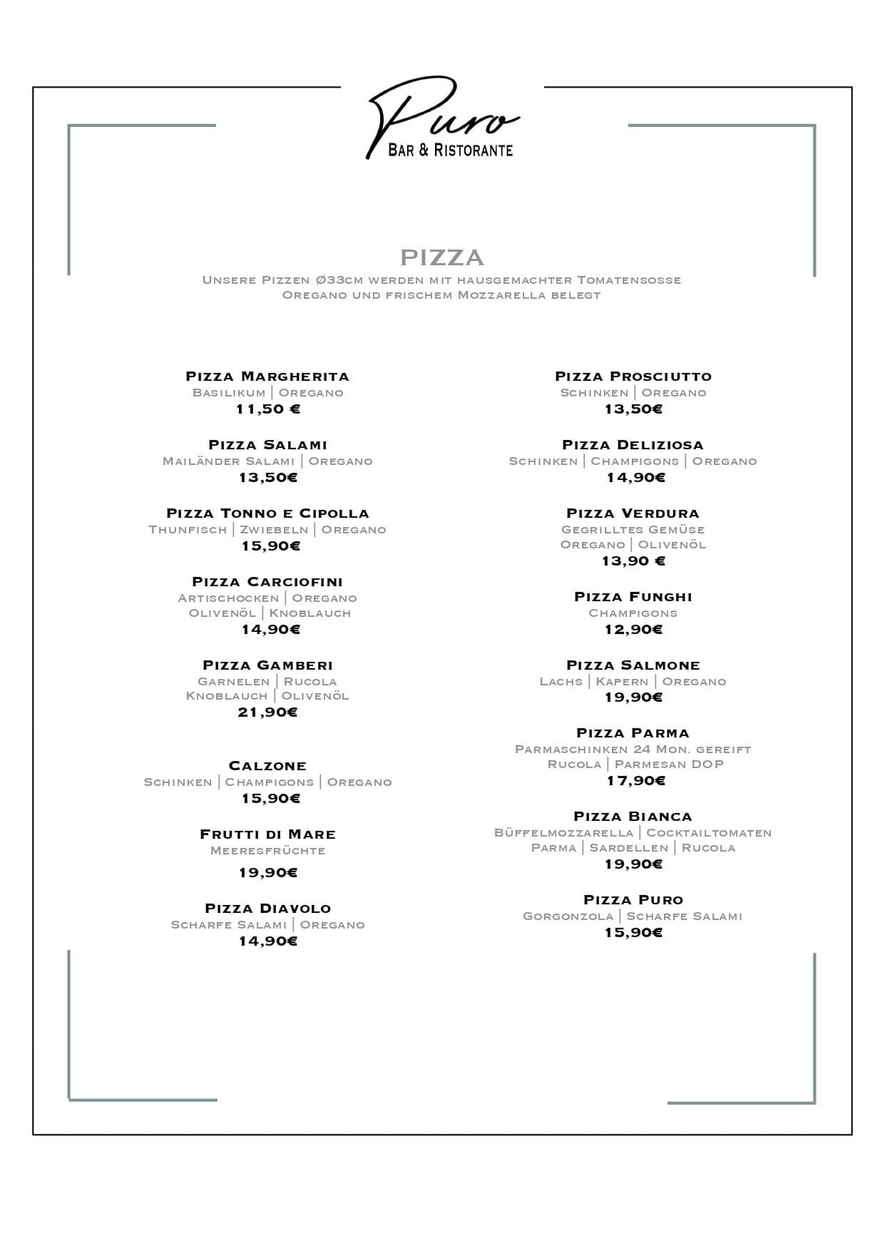 Puro Regensburg Pizza