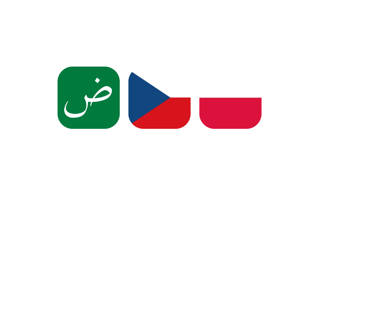 3x flags as icons