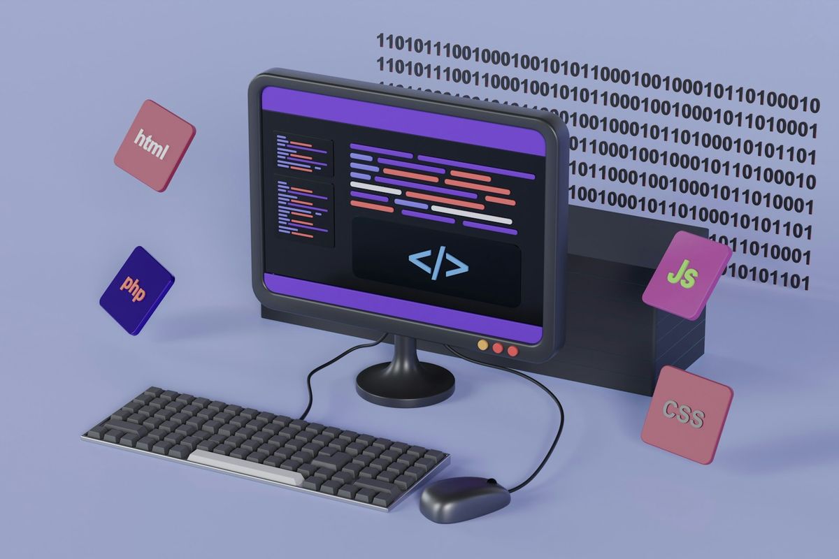a computer with a keyboard and mouse