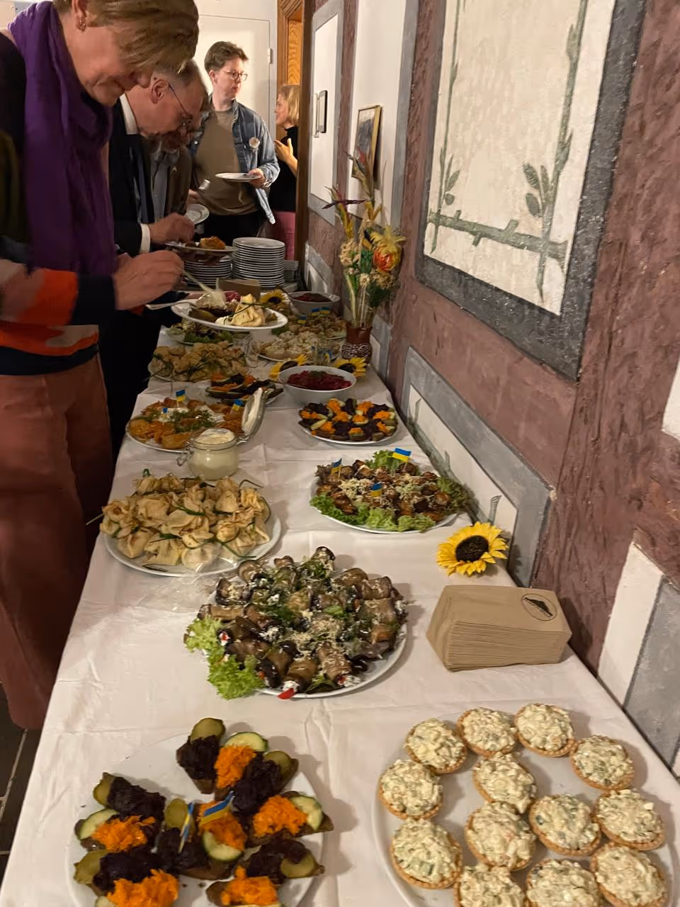 Buffet for the University of Basel’s Slavic Seminar