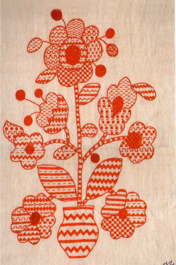 Abbildung aus S. Nechyporenko, Ukrainian Embroidery.