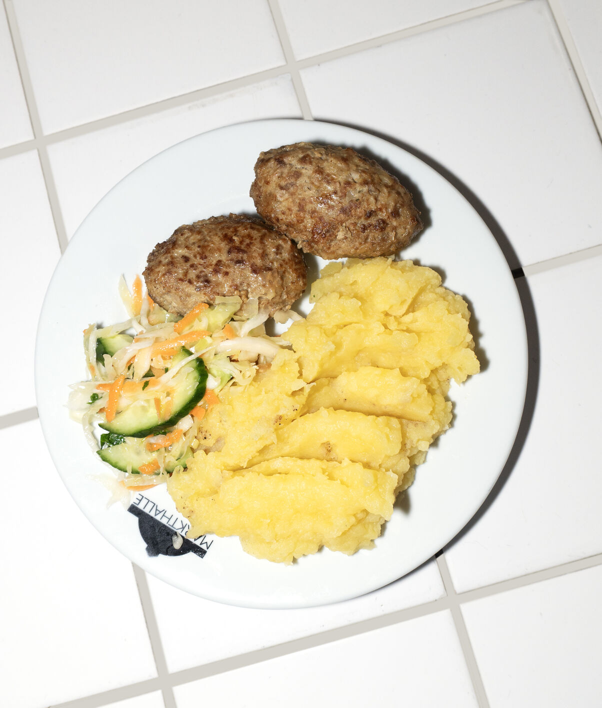 Sichenyky with Creamy Potatoes and Cabbage Salad