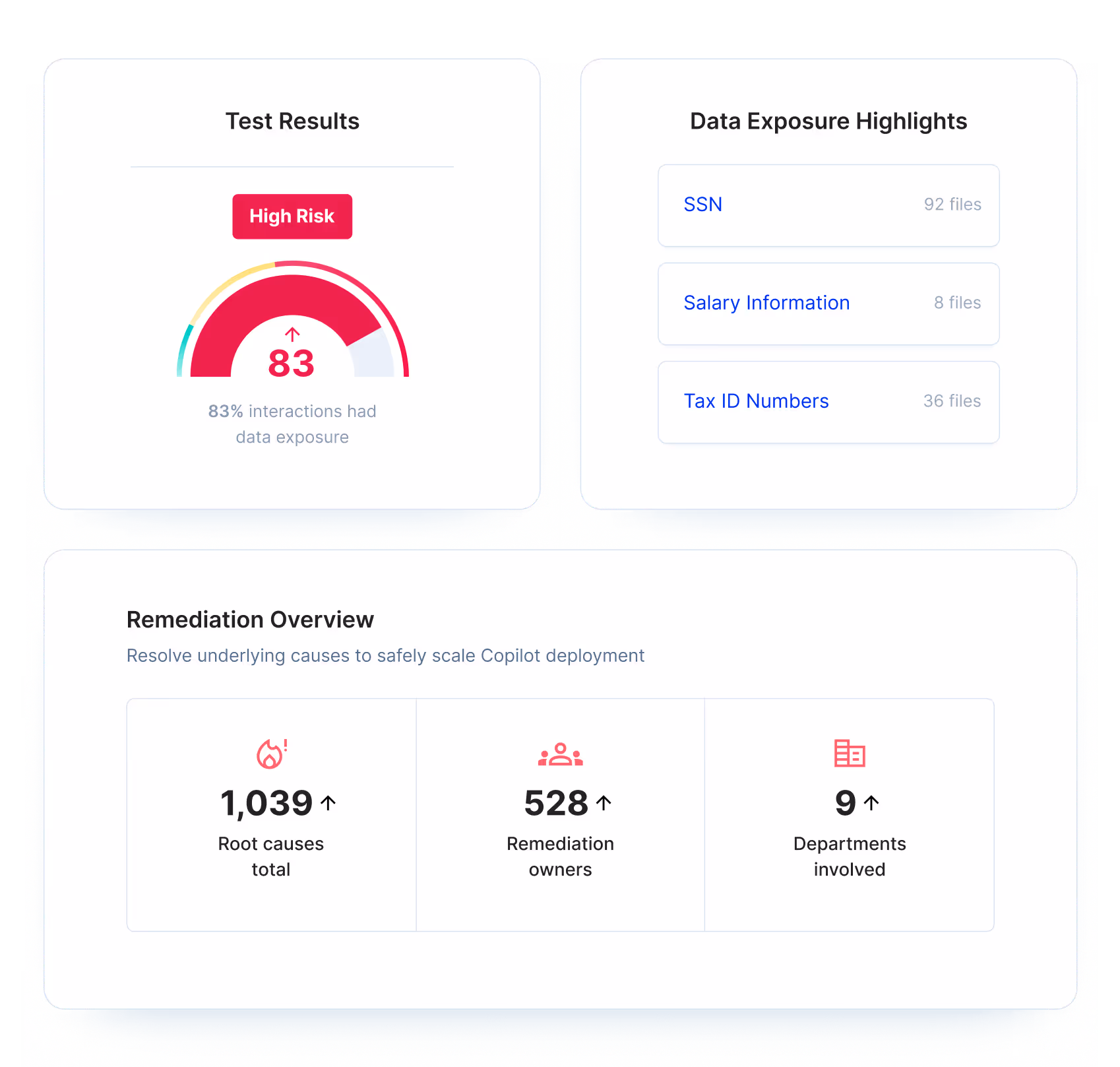 Opsin product UI snippets