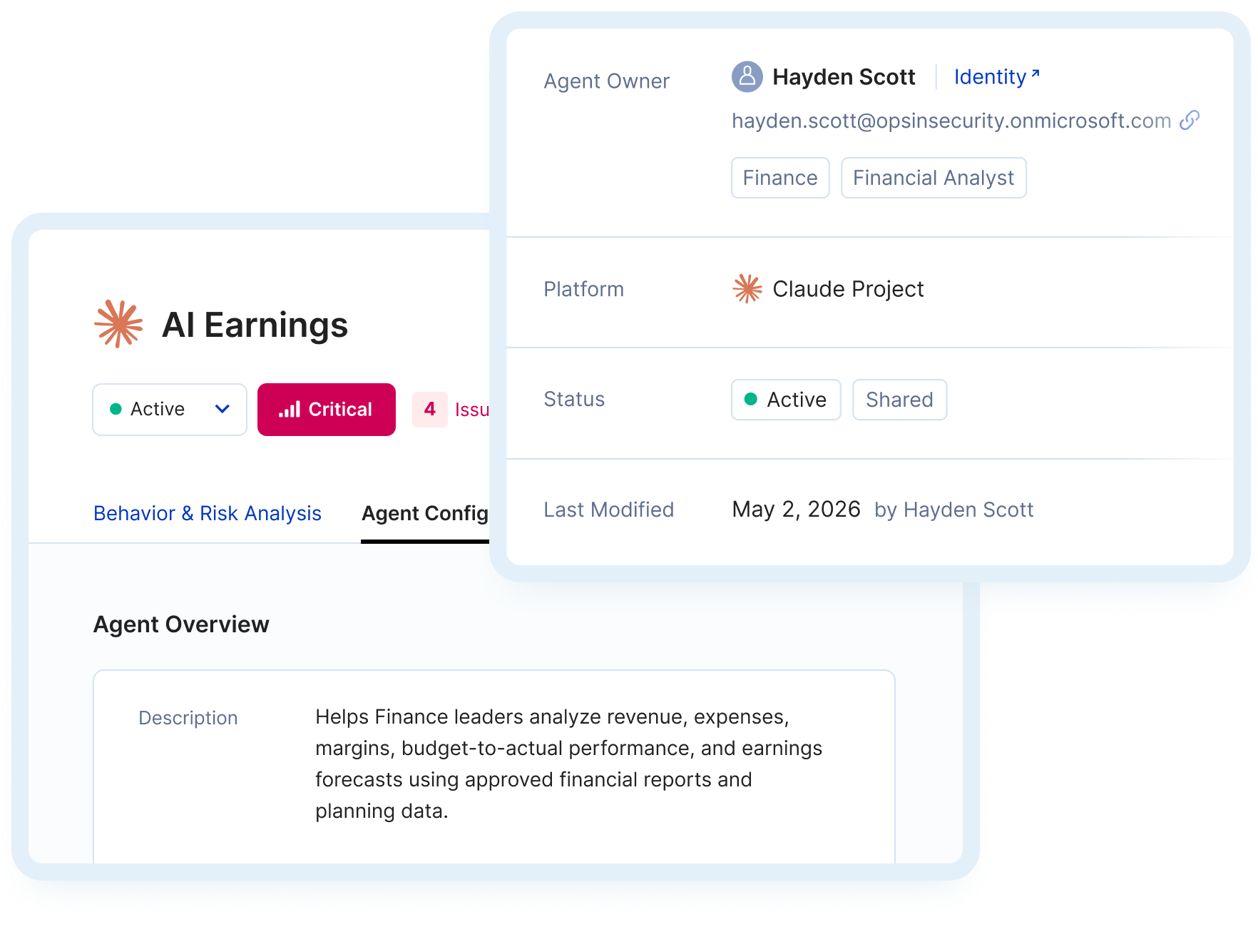 Opsin product UI snippets