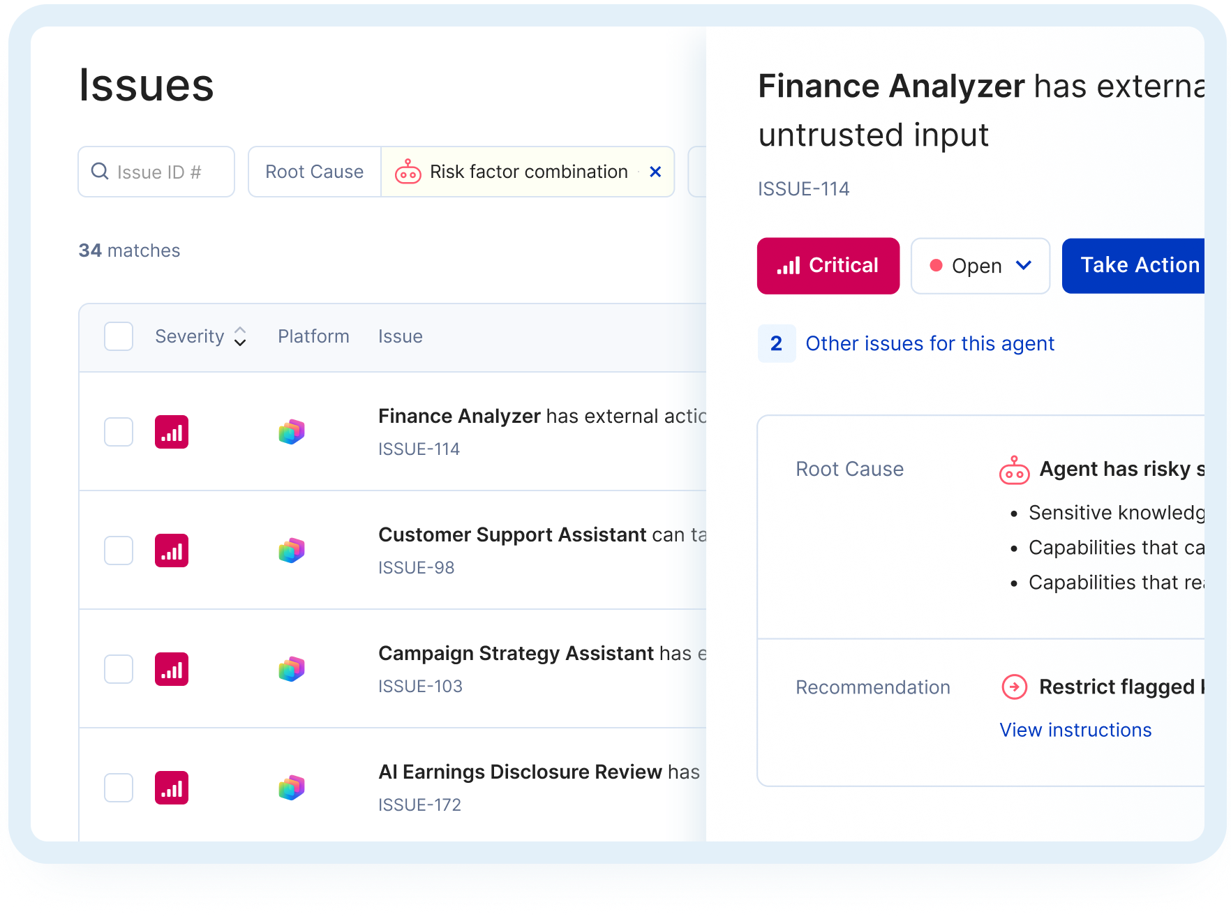 Opsin product UI snippets