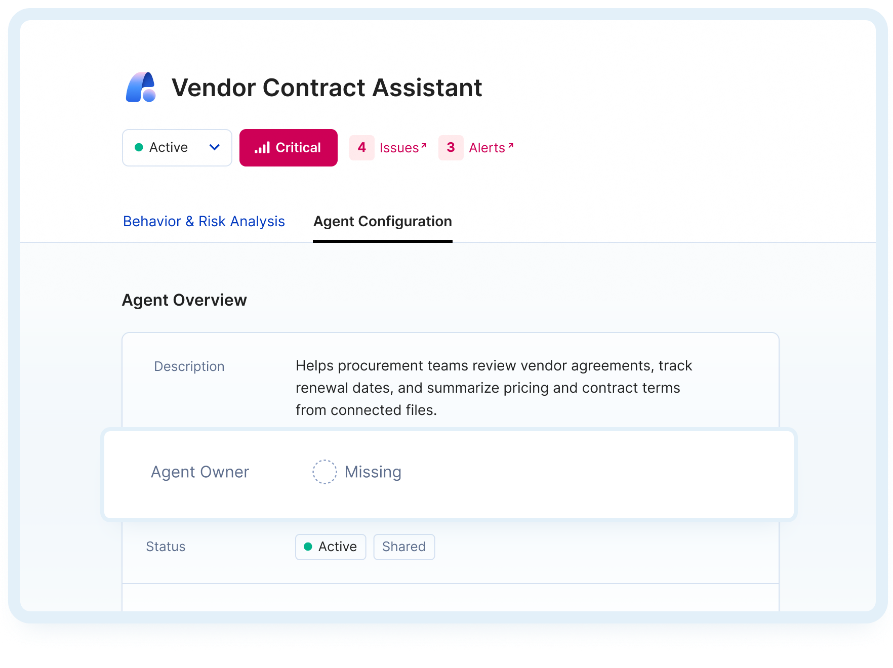 Opsin product UI snippets