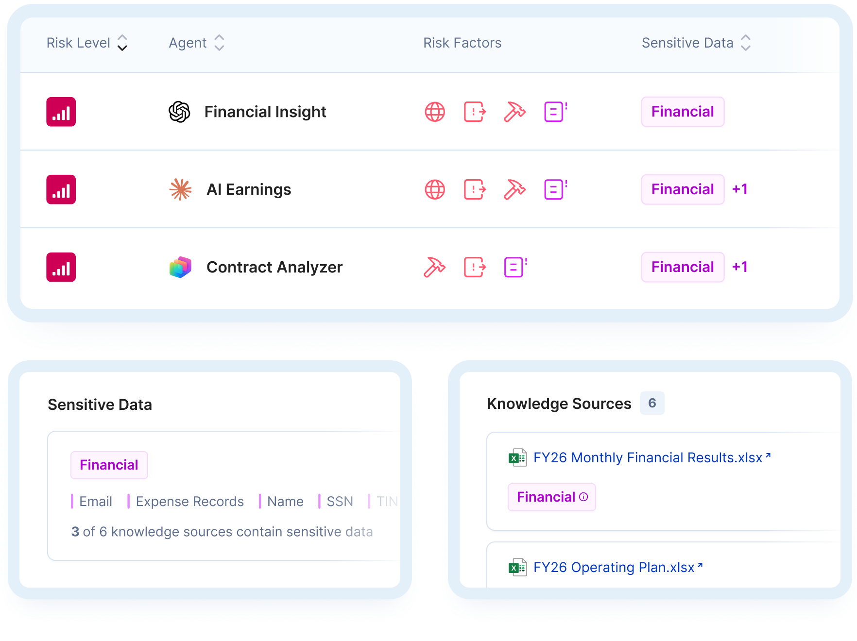 Opsin product UI snippets
