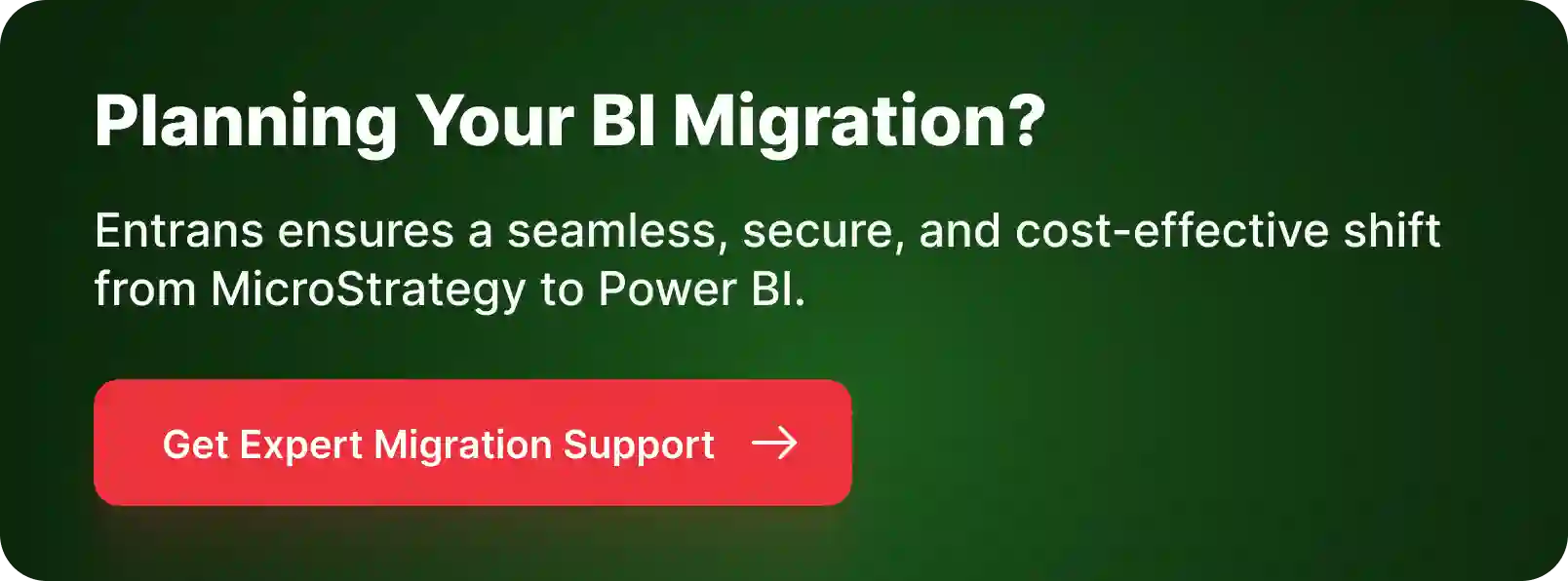 CTA for MicroStrategy to Power BI Migration