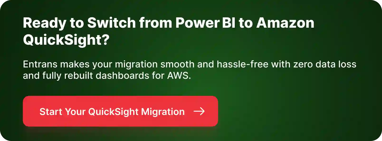 CTA for Power BI to QuickSight Migration