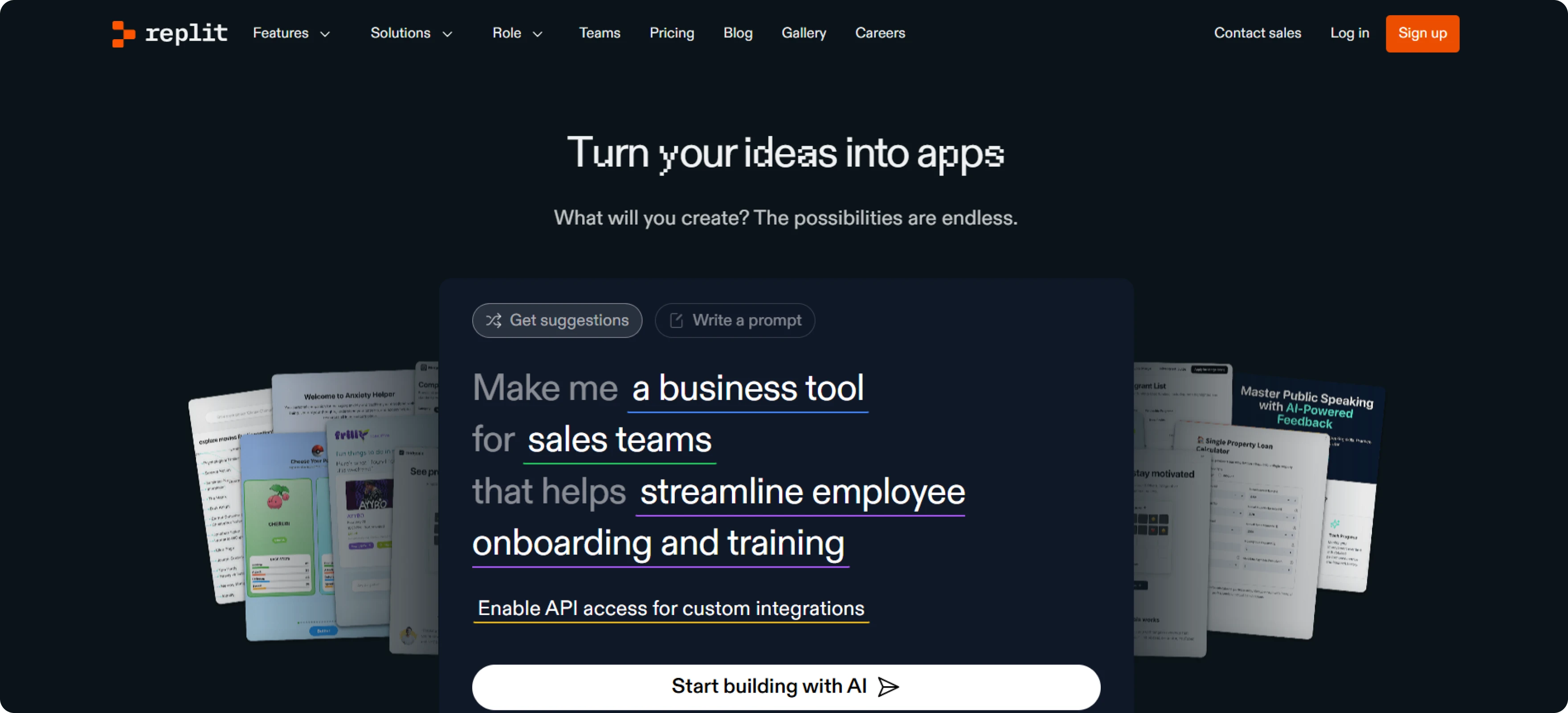 vibe coding tool Replit