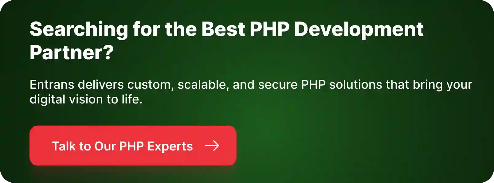 CTA for PHP Development Companies