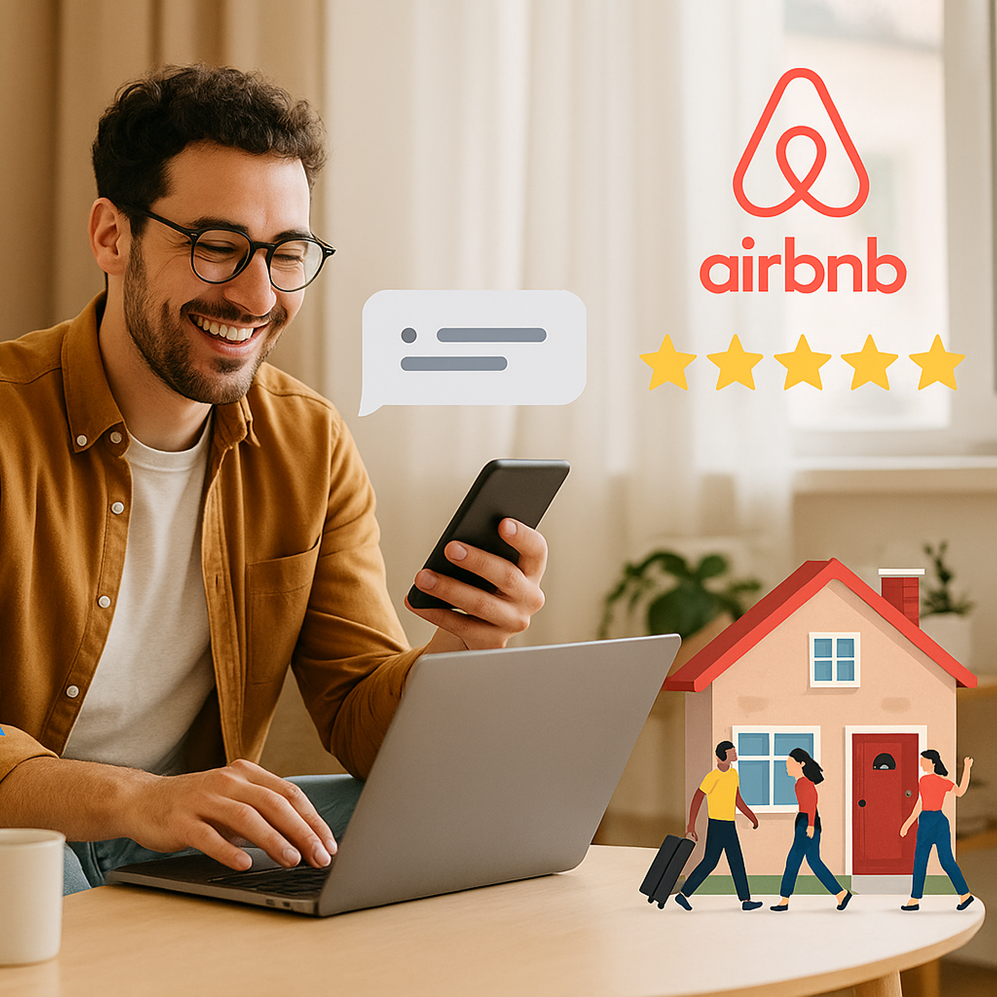 Airbnb guest communication for higher ratings and revenue