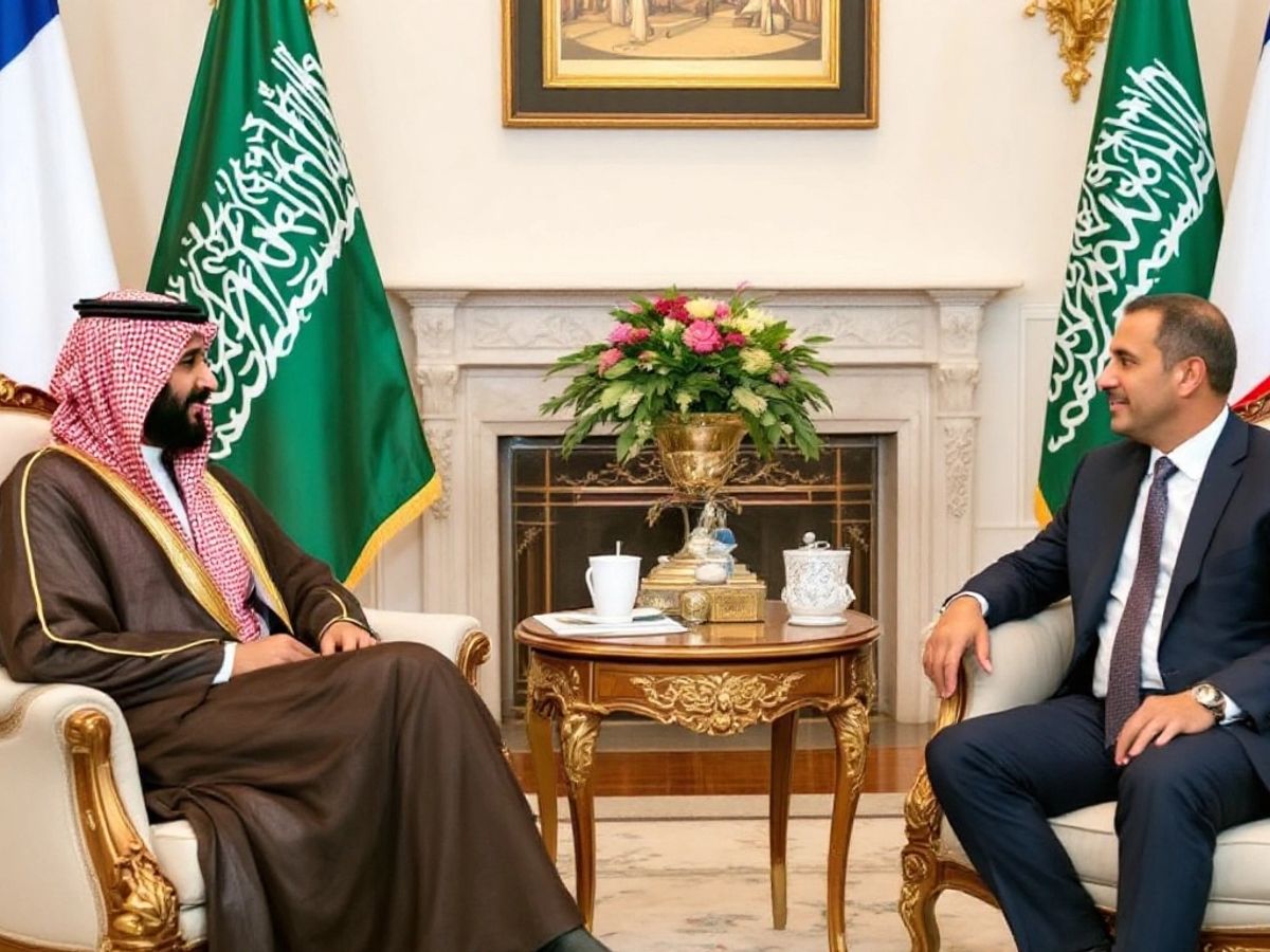 Saudi Defense Minister Engages with French Ambassador in Riyadh