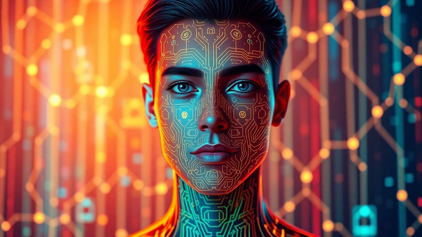 Hyper-realistic AI avatar with blockchain network and security features