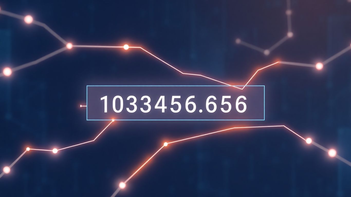 Digital wallet with secure transaction lines and blockchain pattern.