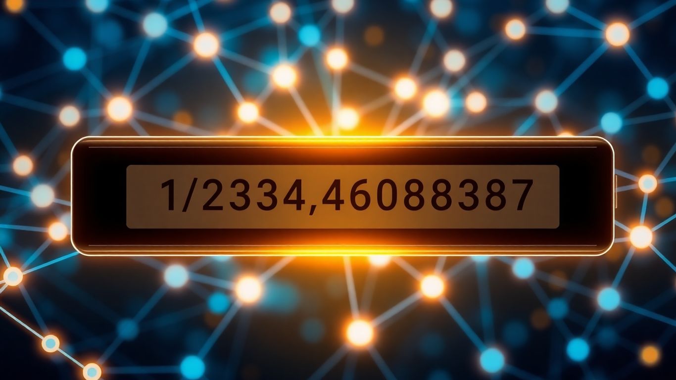 Digital wallet with alphanumeric address and network nodes.