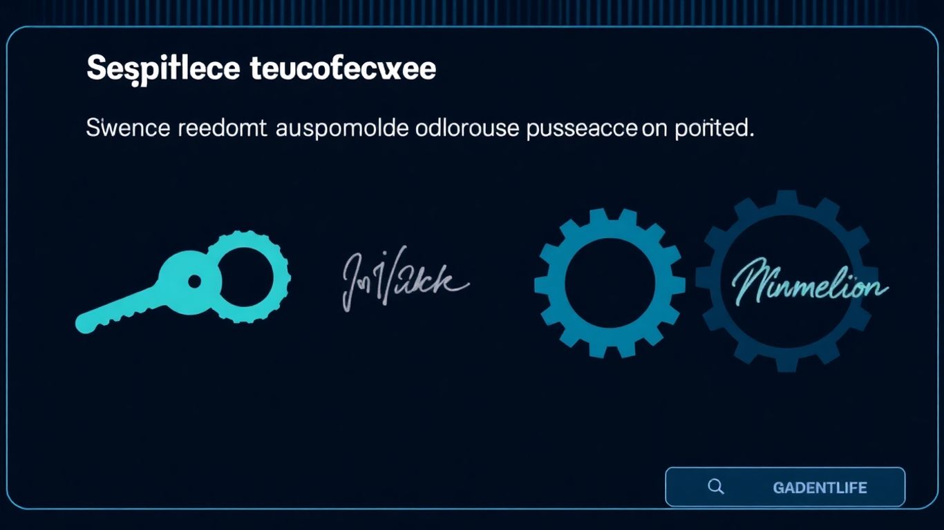 Multisignature wallet with interlocking keys and gears.