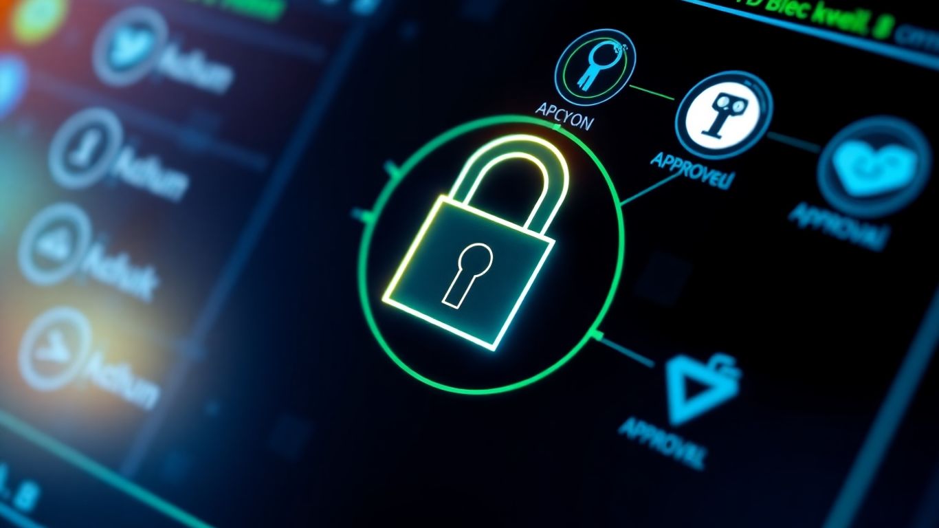 Multi signature wallet with padlock and keys