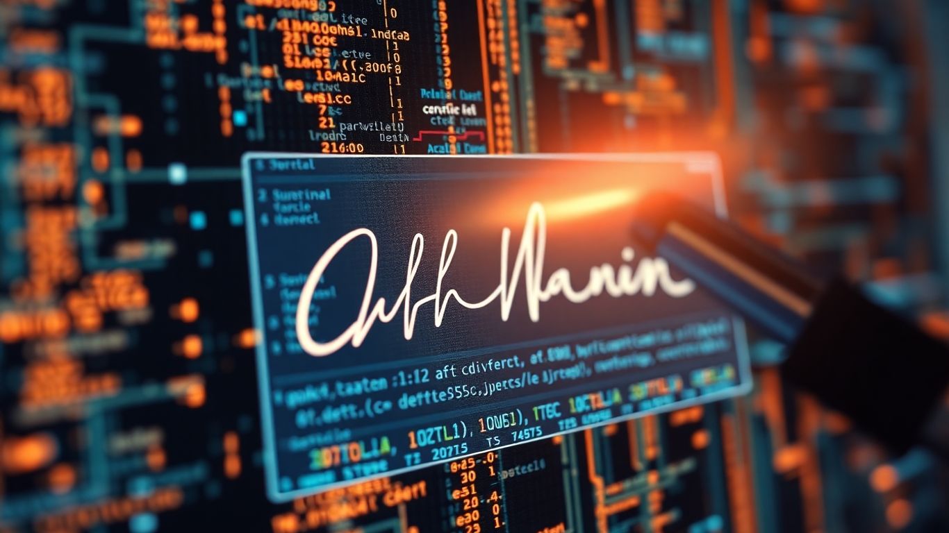 Digital signature scanning with code and data streams.