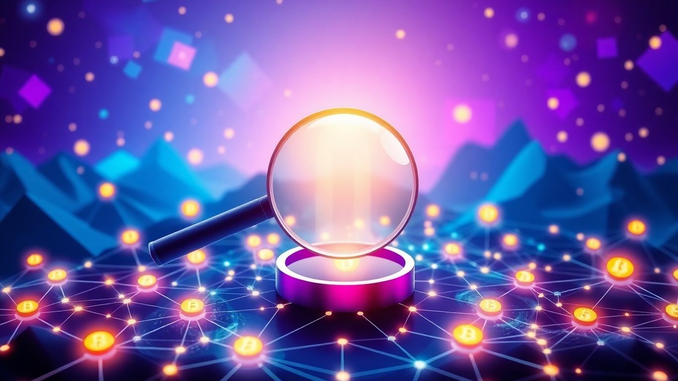 Crypto trading with Dexscreener magnifying glass