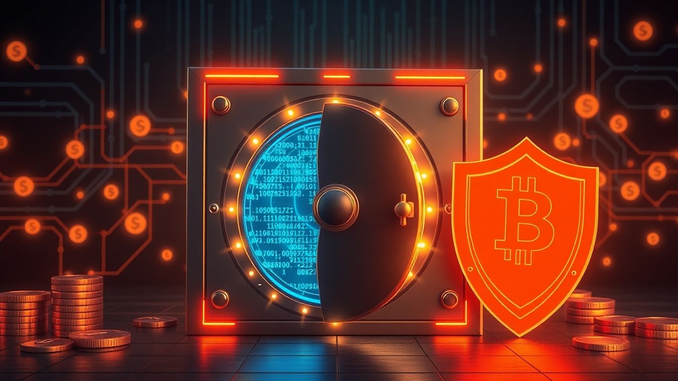 DeFi security: vault, code, tokens, and shield.