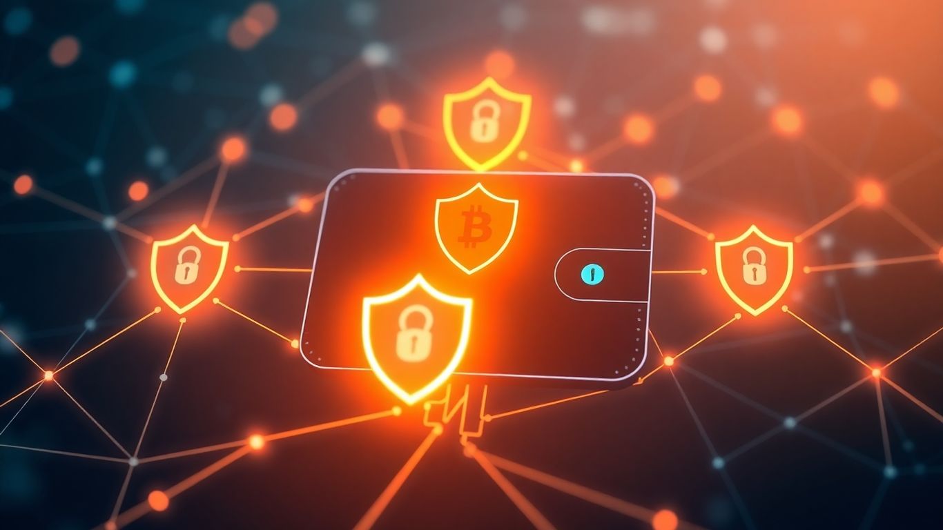 Digital wallet with security shields and network.