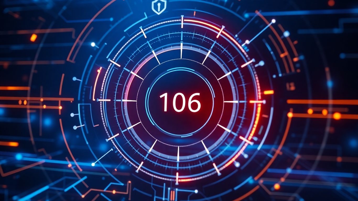 Security score widget on a digital interface.