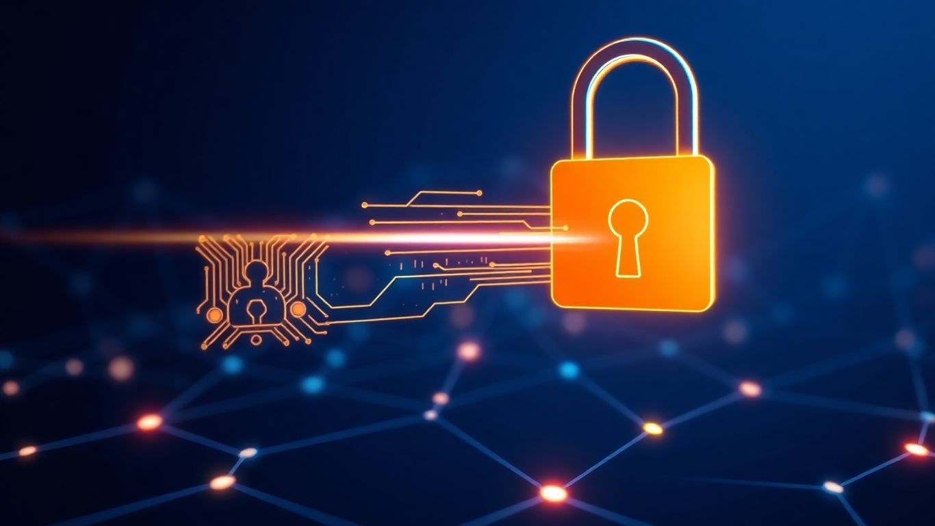 Digital padlock on a blockchain network