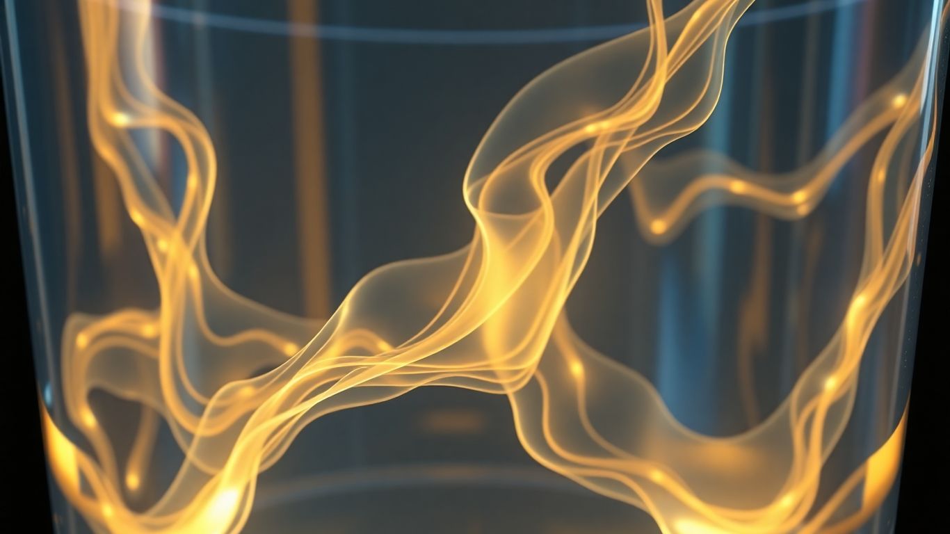 Digital interface showing flowing liquidity pools and alerts.