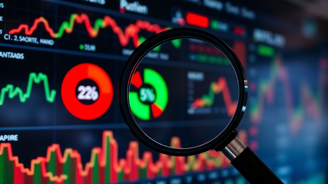 Financial risk monitoring dashboard with alerts.