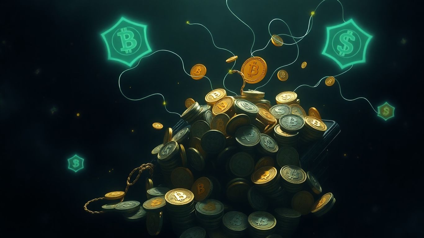 Digital wallet drained by shadowy crypto figures.