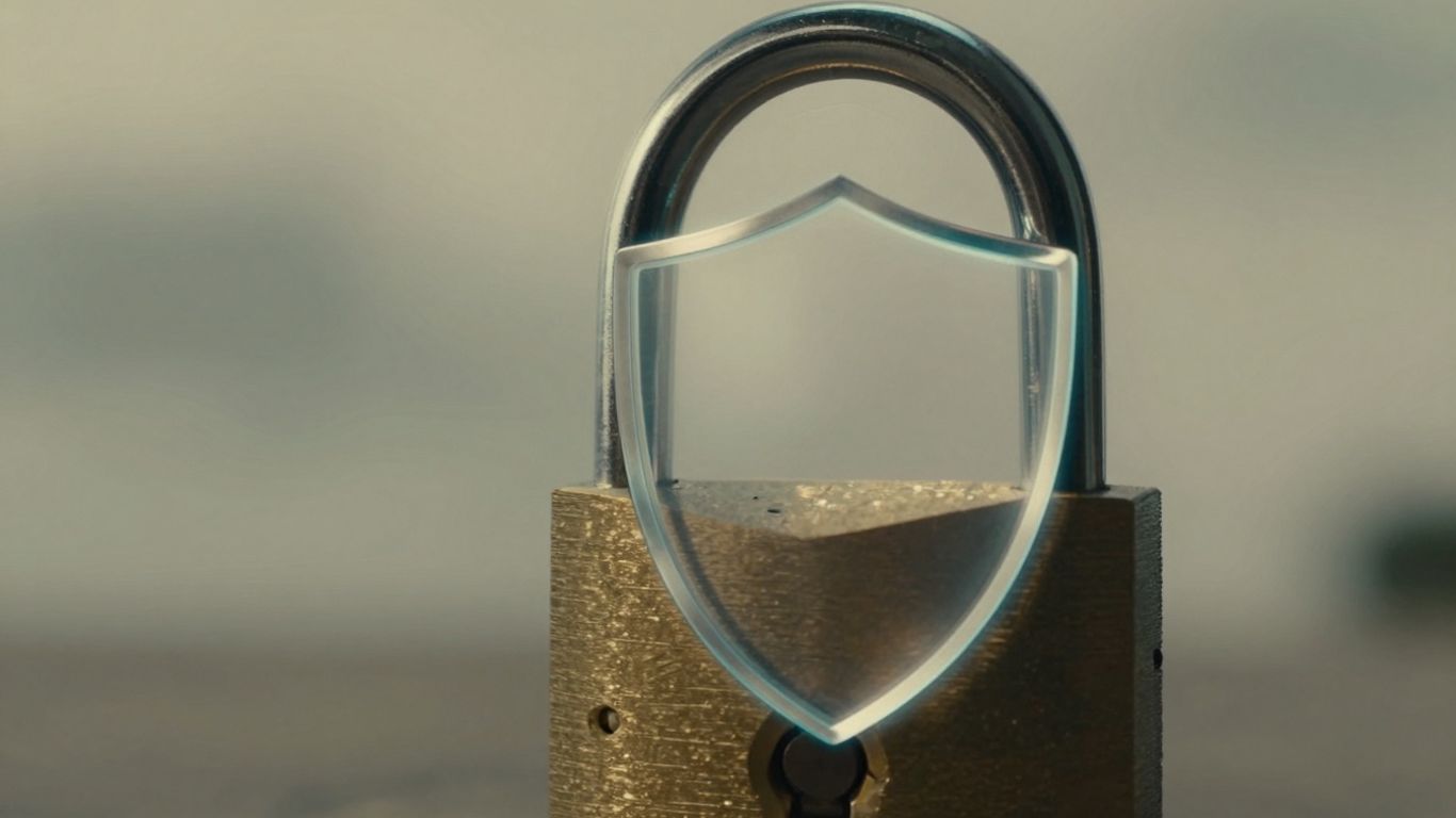 Digital lock with protective shield overlay