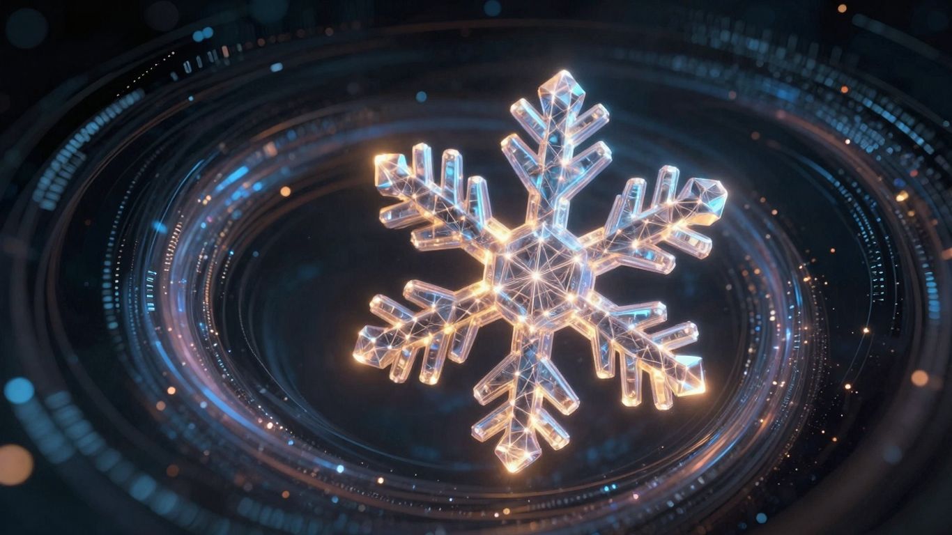 Snowflake data hub with blockchain connections