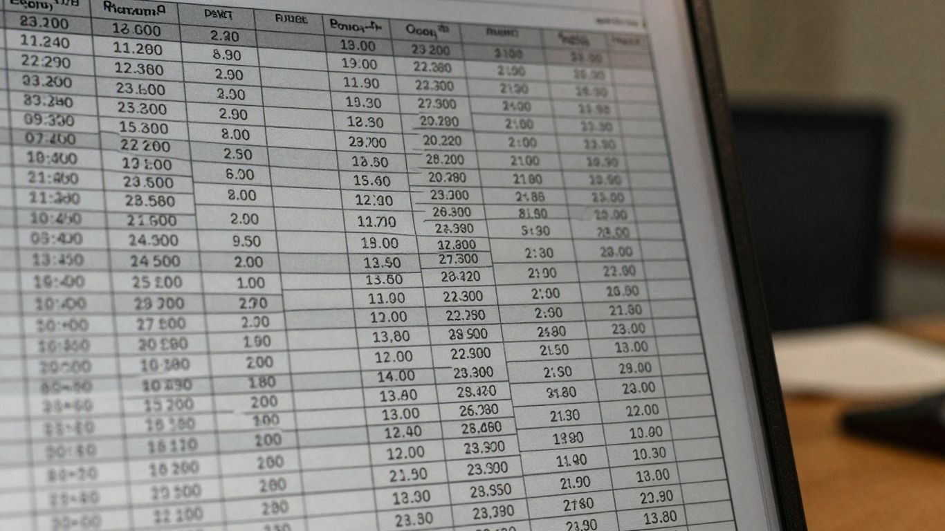 Risk report data spreadsheet export