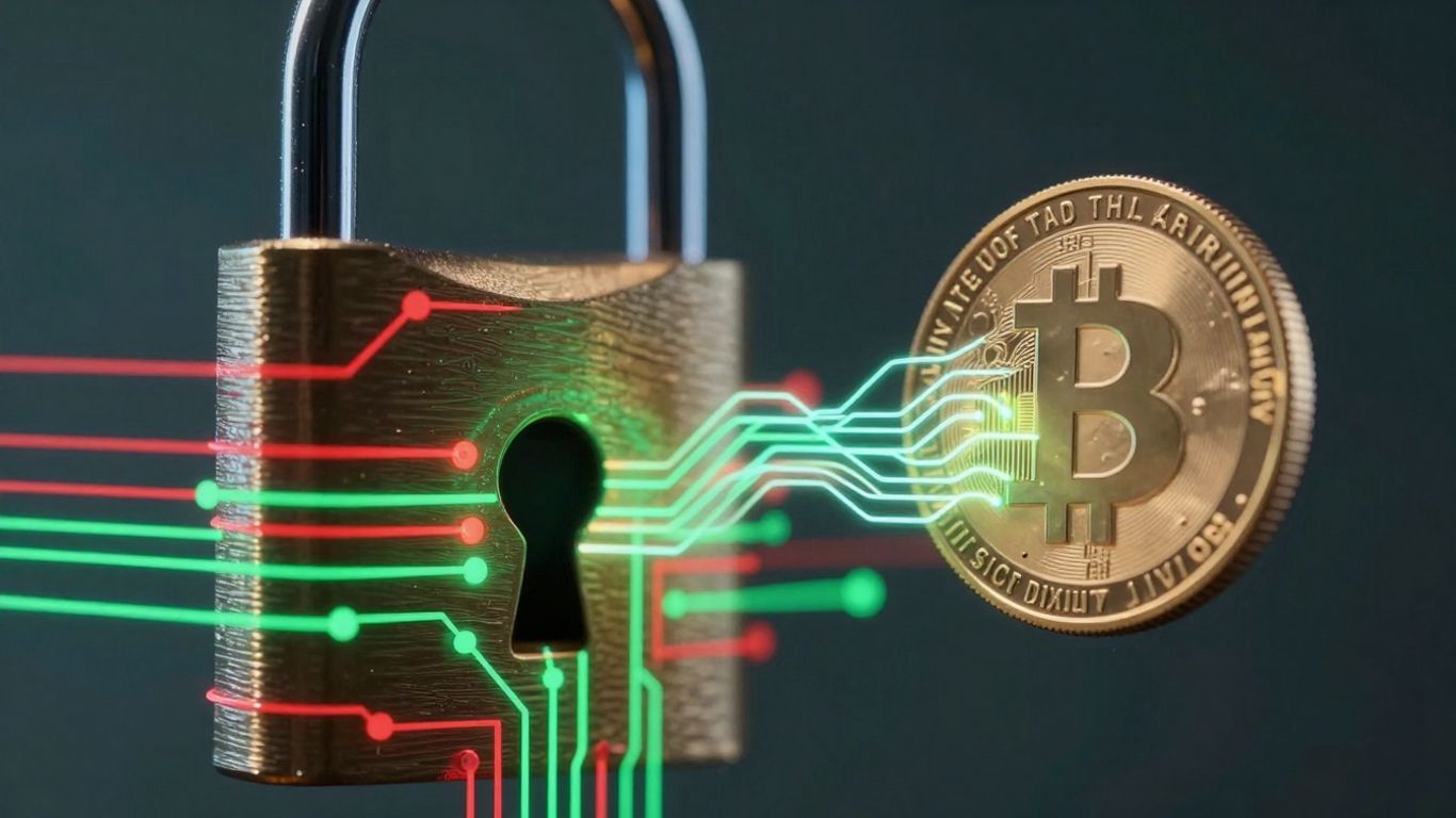 Digital lock with token coin and circuits