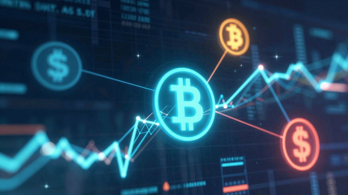 DexCheck crypto trading data interface with glowing digital assets.